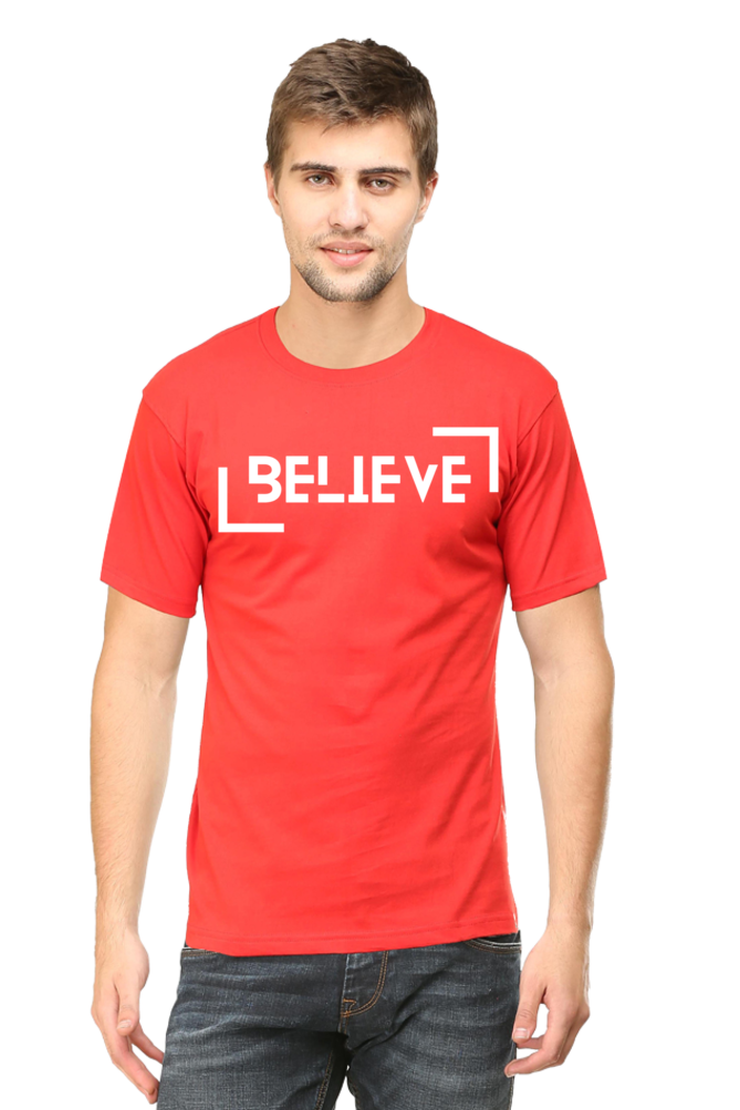 BELIEVE MENS T-SHIRT