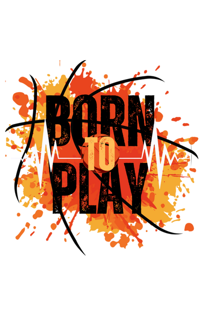 BORN TO PLAY MENS T-SHIRT