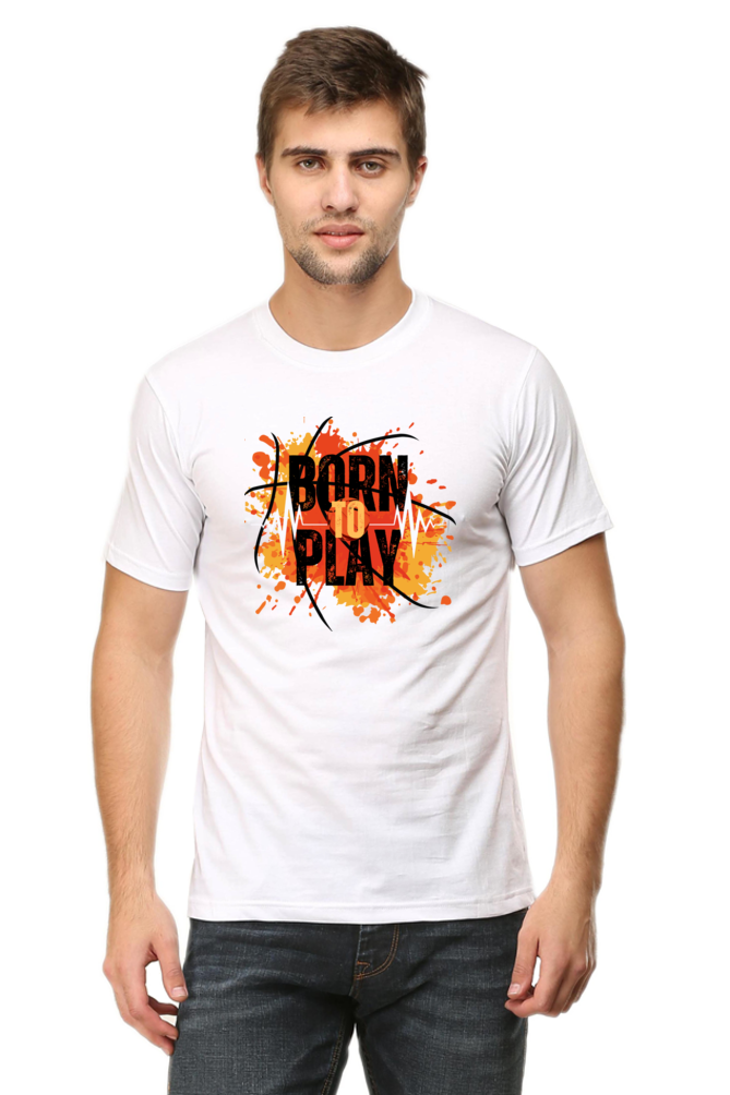 BORN TO PLAY MENS T-SHIRT