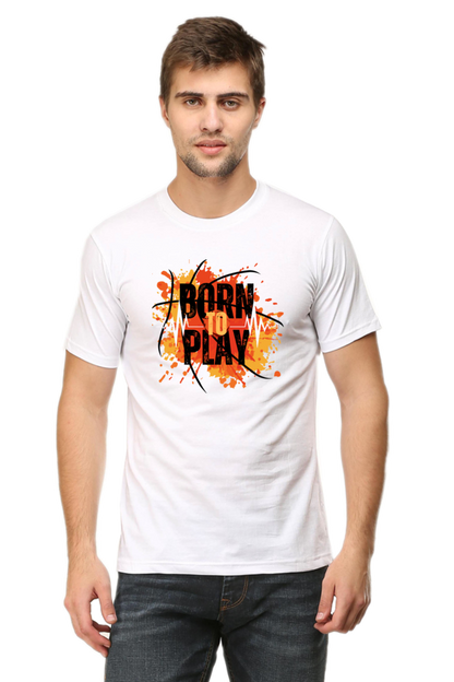 BORN TO PLAY MENS T-SHIRT