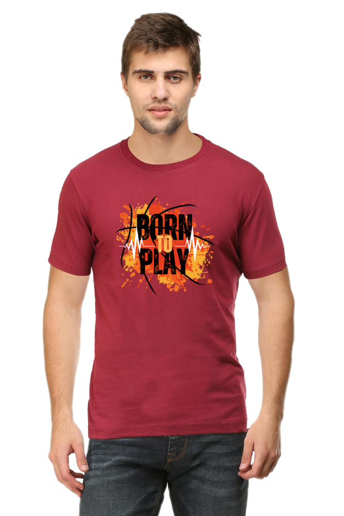 BORN TO PLAY MENS T-SHIRT