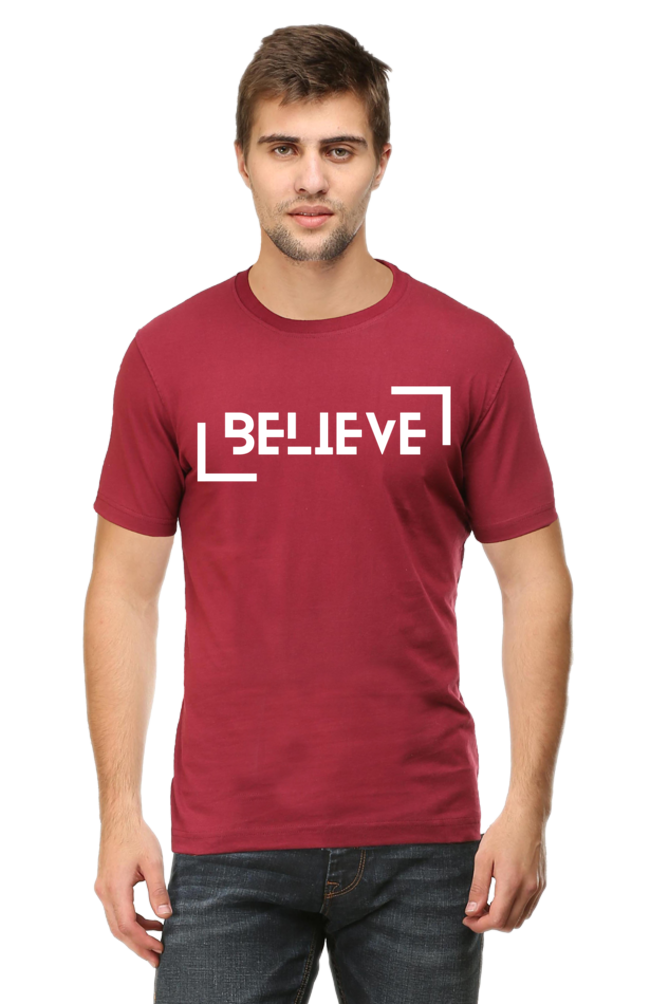 BELIEVE MENS T-SHIRT