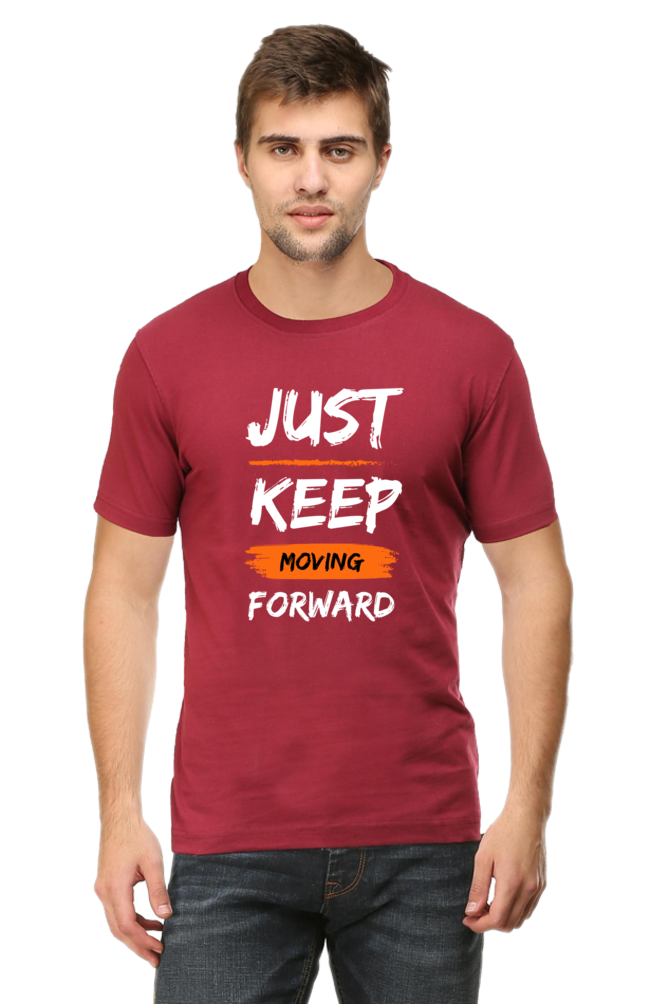 JUST KEEP MOVING MENS T-SHIRT