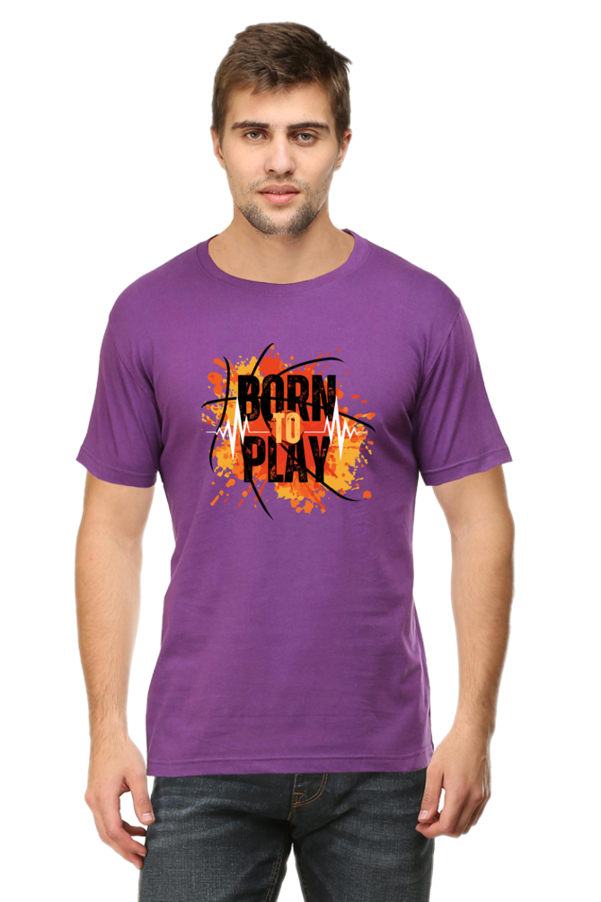 BORN TO PLAY MENS T-SHIRT