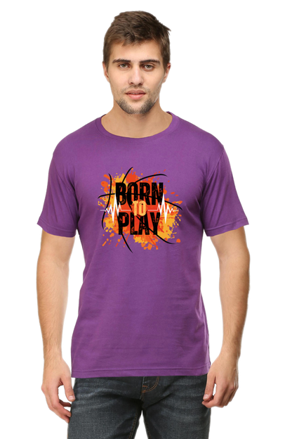 BORN TO PLAY MENS T-SHIRT