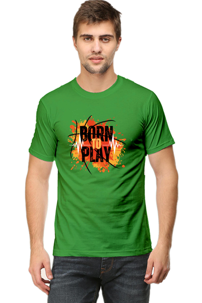 BORN TO PLAY MENS T-SHIRT