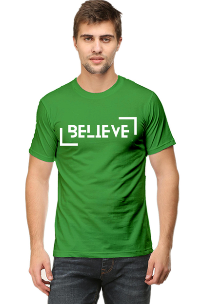 BELIEVE MENS T-SHIRT