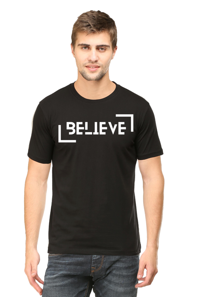 BELIEVE MENS T-SHIRT