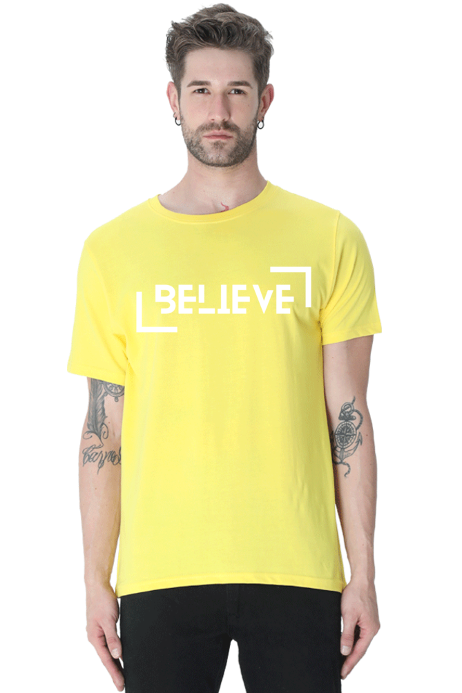 BELIEVE MENS T-SHIRT