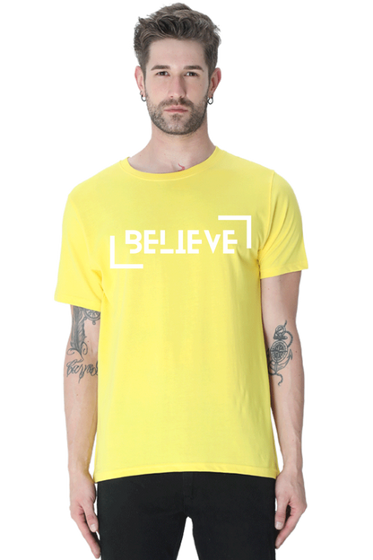 BELIEVE MENS T-SHIRT