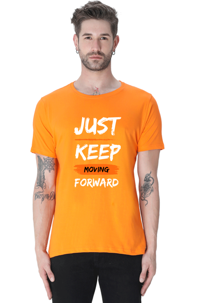 JUST KEEP MOVING MENS T-SHIRT