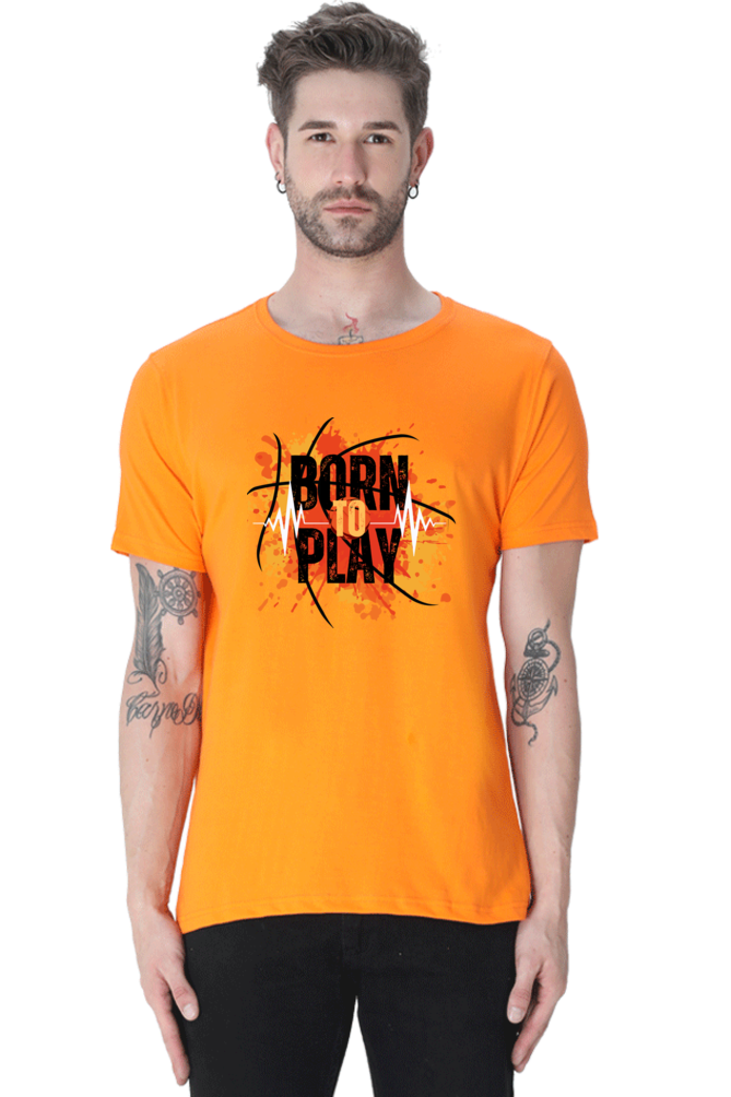 BORN TO PLAY MENS T-SHIRT