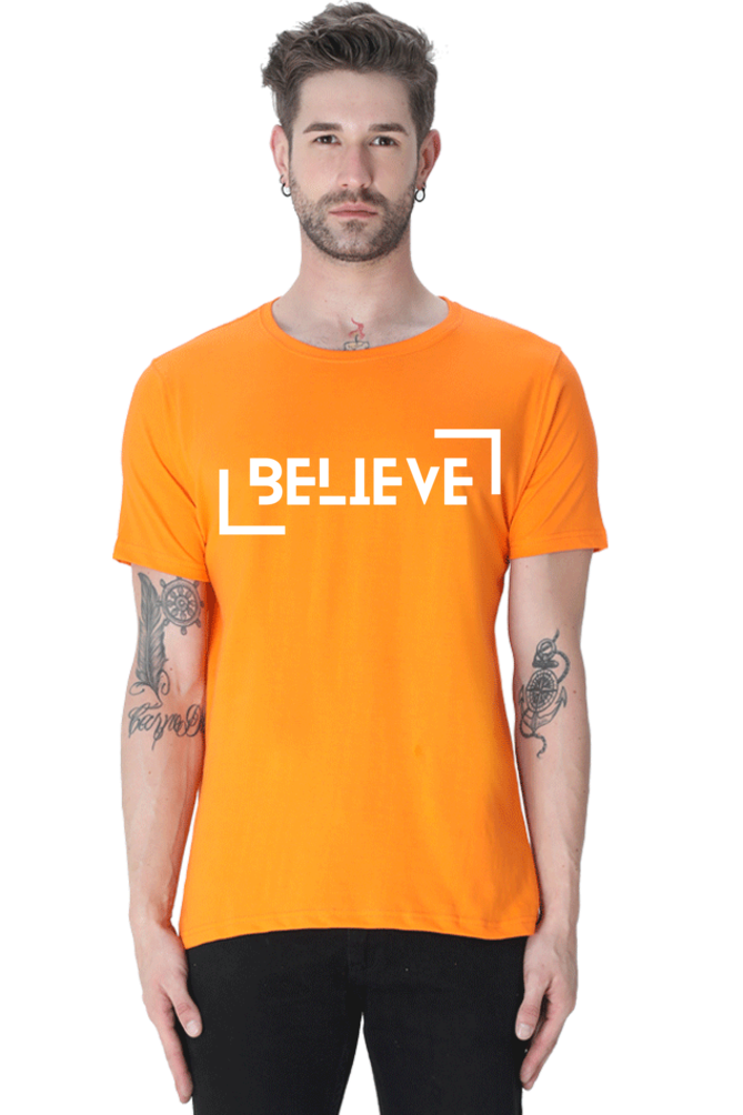 BELIEVE MENS T-SHIRT