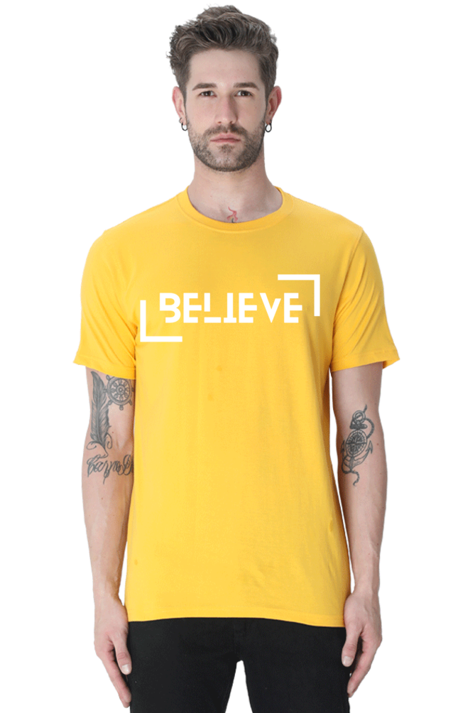 BELIEVE MENS T-SHIRT