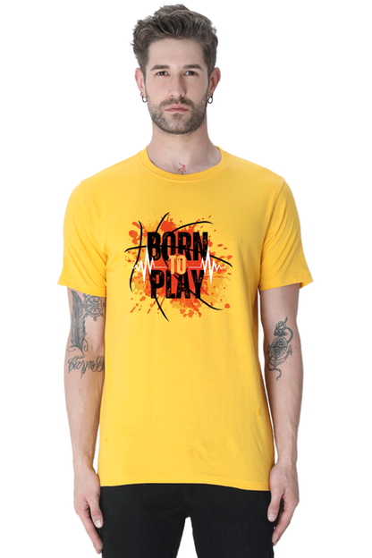 BORN TO PLAY MENS T-SHIRT