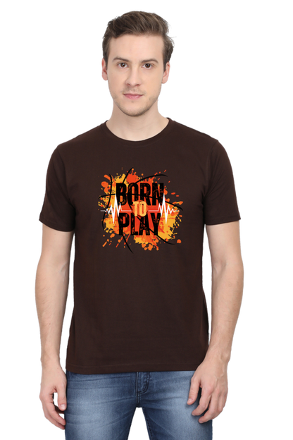 BORN TO PLAY MENS T-SHIRT