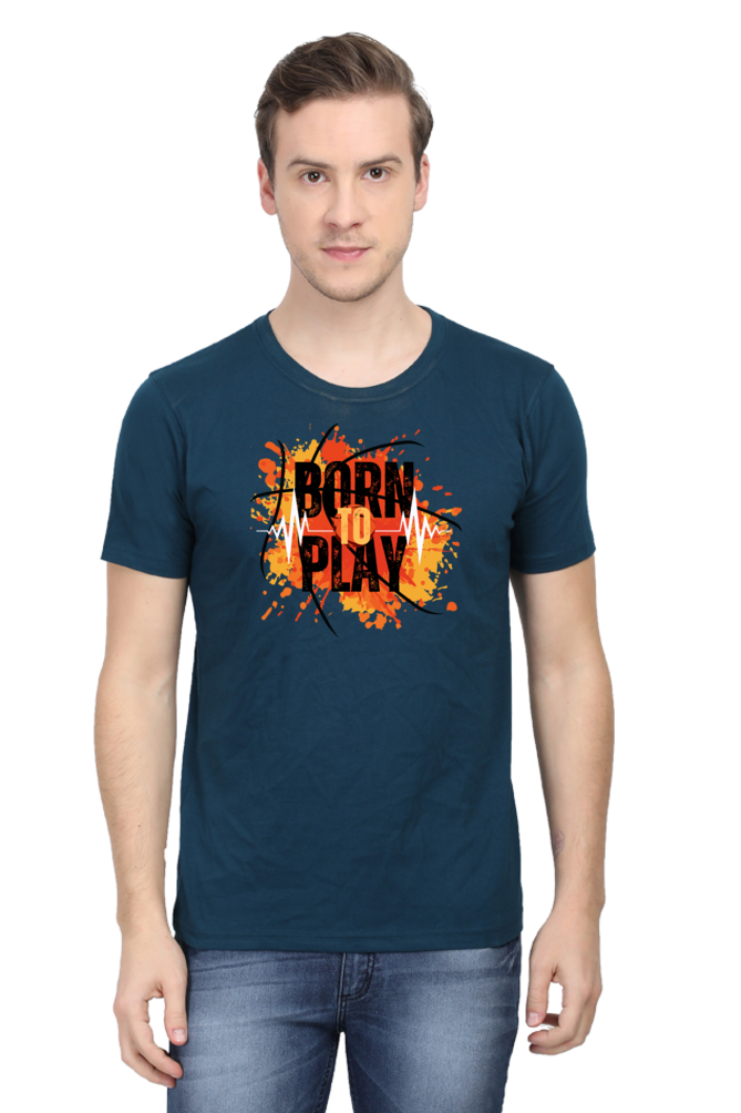 BORN TO PLAY MENS T-SHIRT