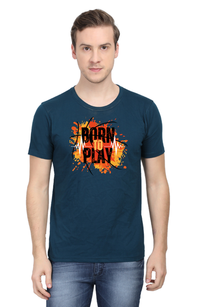 BORN TO PLAY MENS T-SHIRT