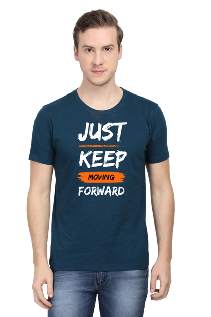 JUST KEEP MOVING MENS T-SHIRT