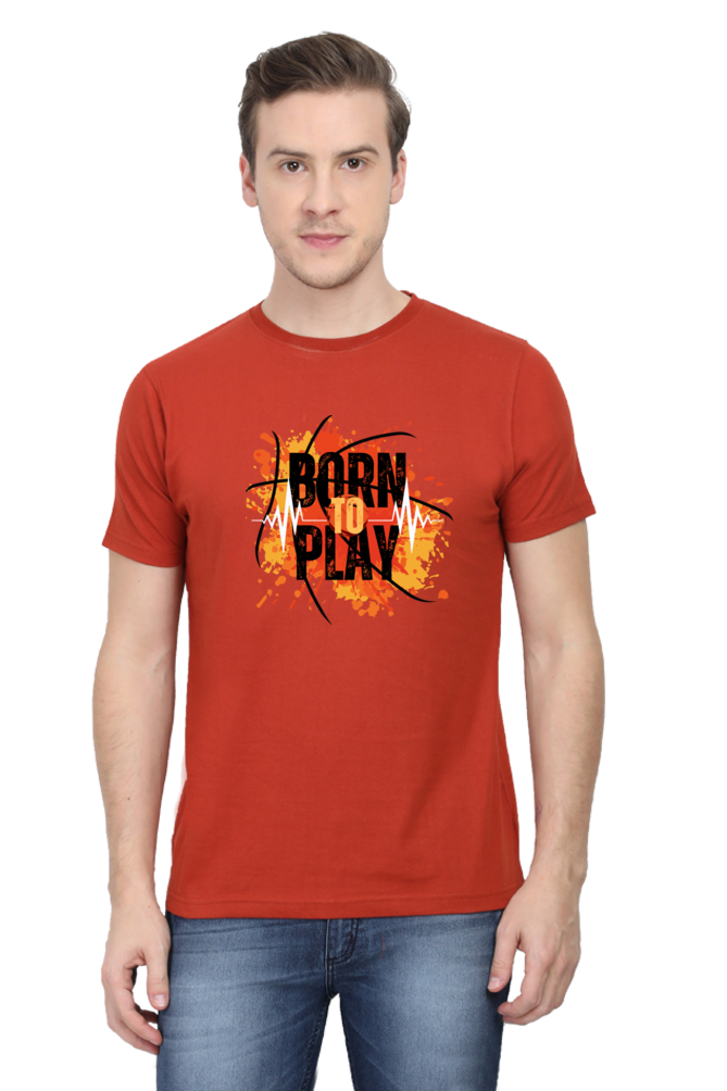 BORN TO PLAY MENS T-SHIRT