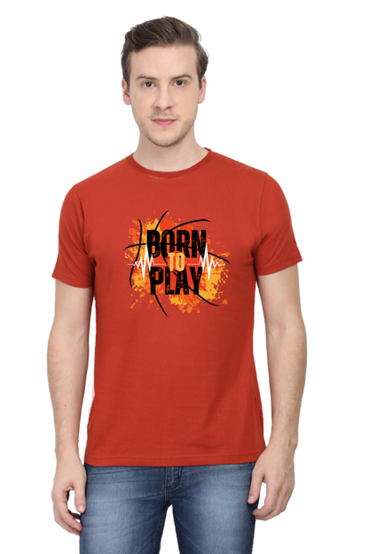 BORN TO PLAY MENS T-SHIRT