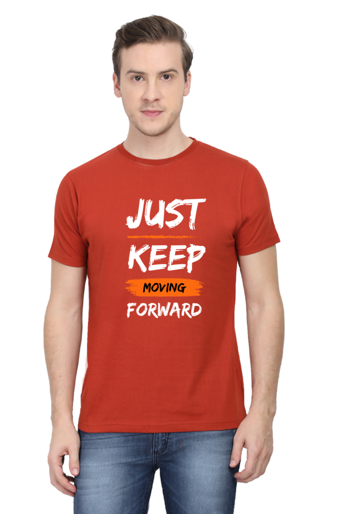 JUST KEEP MOVING MENS T-SHIRT