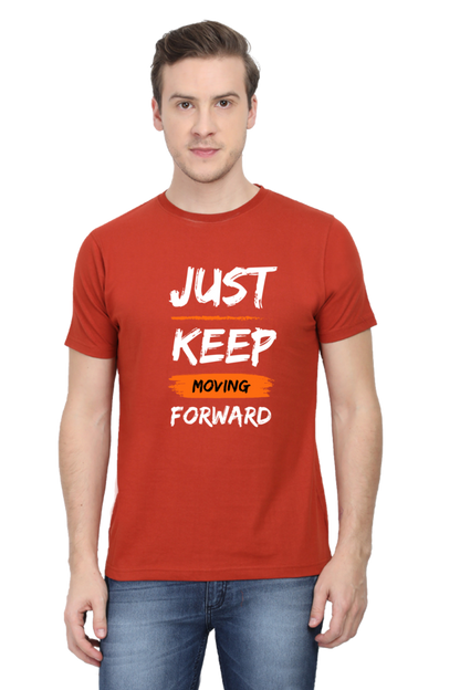 JUST KEEP MOVING MENS T-SHIRT