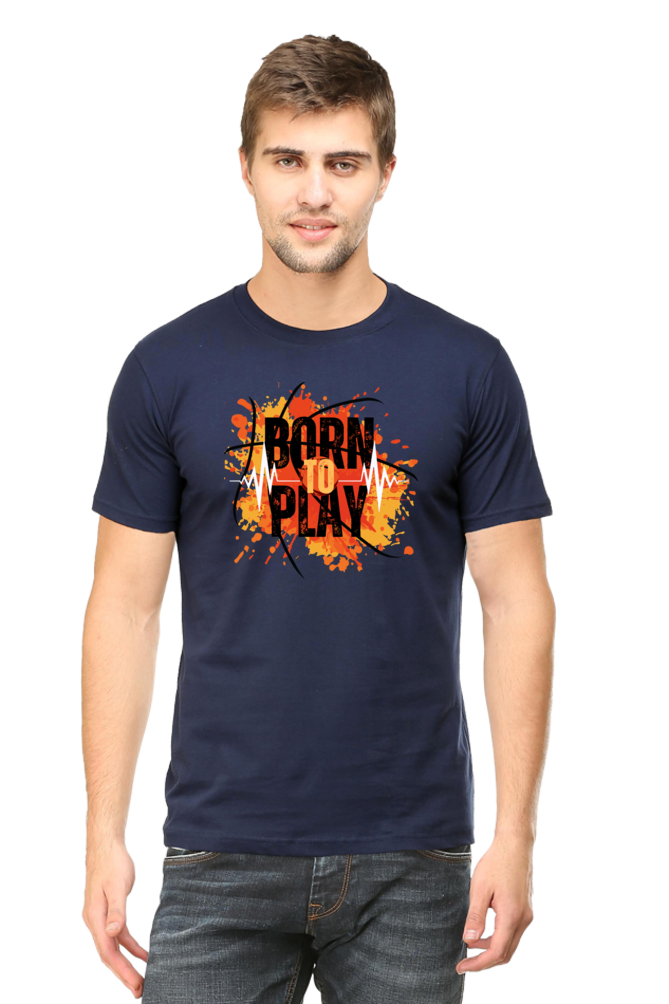 BORN TO PLAY MENS T-SHIRT