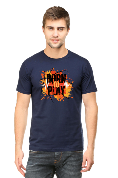 BORN TO PLAY MENS T-SHIRT