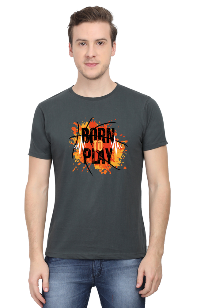 BORN TO PLAY MENS T-SHIRT