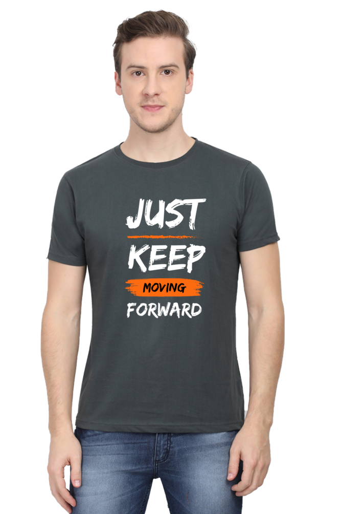 JUST KEEP MOVING MENS T-SHIRT