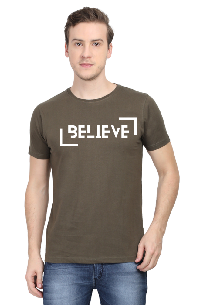 BELIEVE MENS T-SHIRT