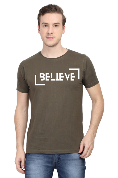 BELIEVE MENS T-SHIRT