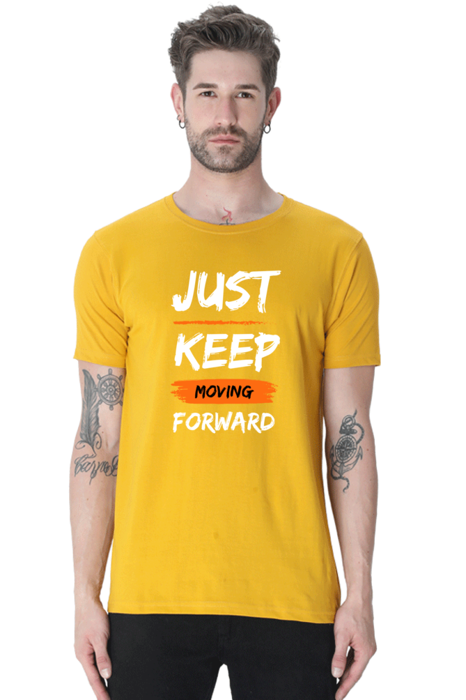 JUST KEEP MOVING MENS T-SHIRT