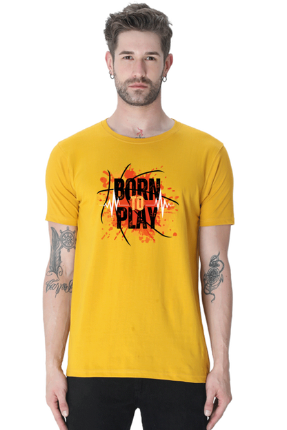 BORN TO PLAY MENS T-SHIRT