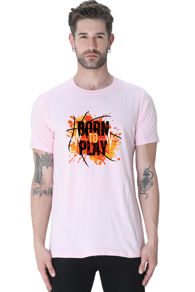 BORN TO PLAY MENS T-SHIRT