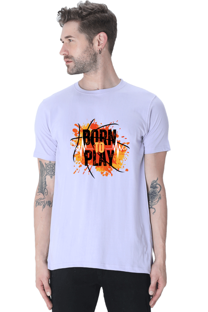 BORN TO PLAY MENS T-SHIRT