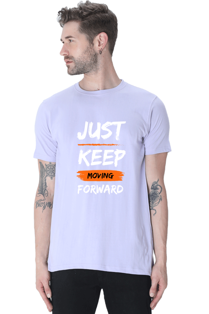 JUST KEEP MOVING MENS T-SHIRT