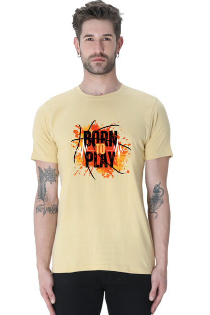 BORN TO PLAY MENS T-SHIRT