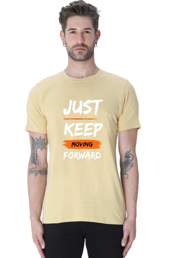 JUST KEEP MOVING MENS T-SHIRT