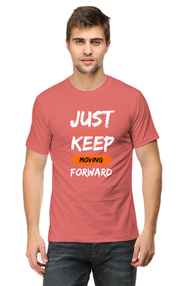 JUST KEEP MOVING MENS T-SHIRT