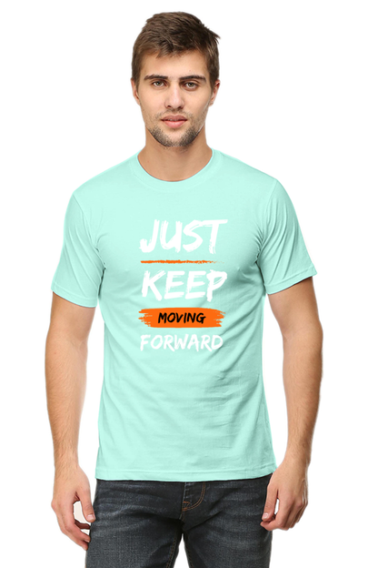 JUST KEEP MOVING MENS T-SHIRT