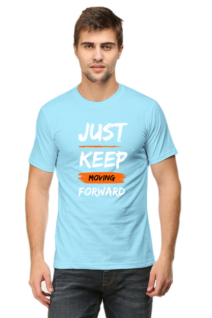 JUST KEEP MOVING MENS T-SHIRT