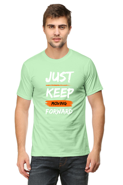 JUST KEEP MOVING MENS T-SHIRT