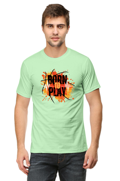 BORN TO PLAY MENS T-SHIRT