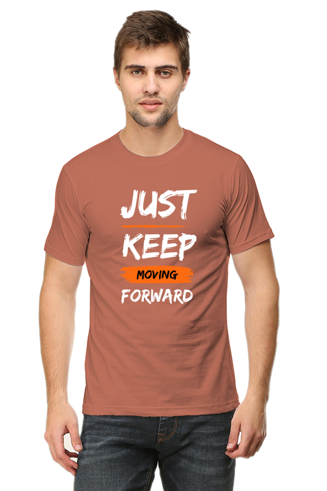 JUST KEEP MOVING MENS T-SHIRT