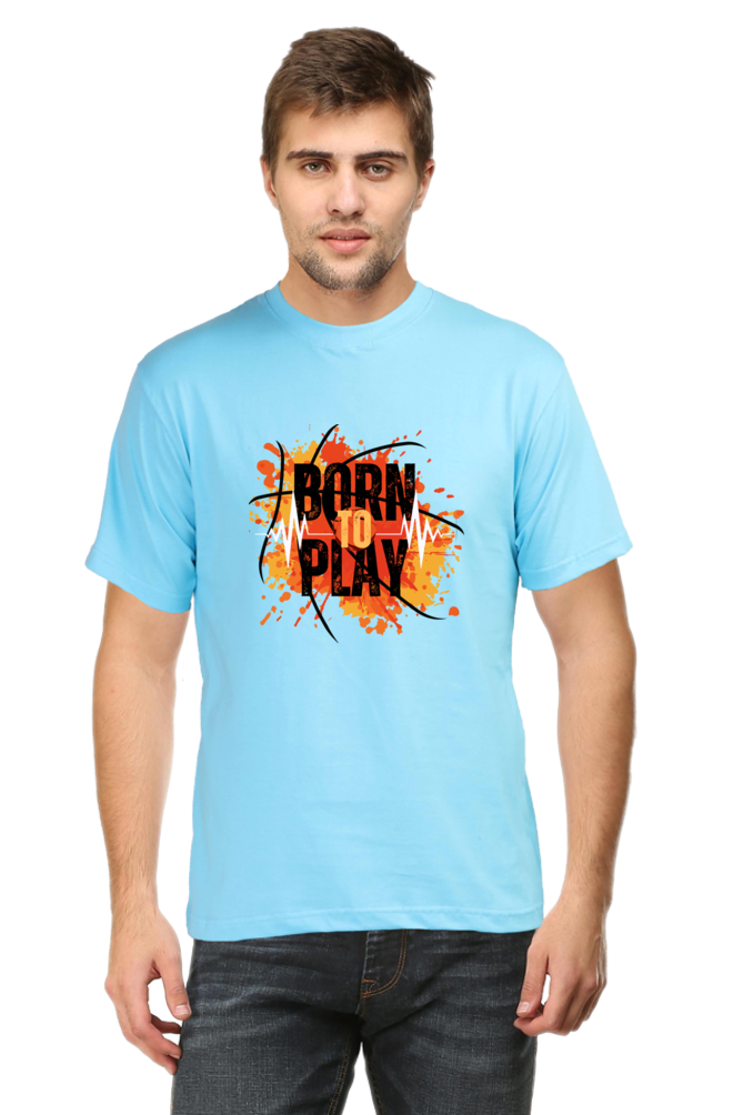 BORN TO PLAY MENS T-SHIRT