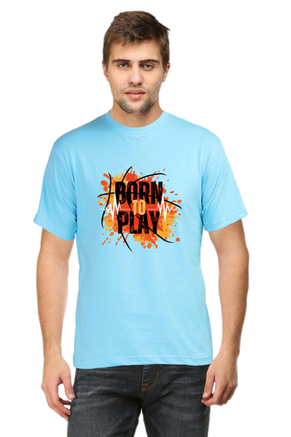 BORN TO PLAY MENS T-SHIRT