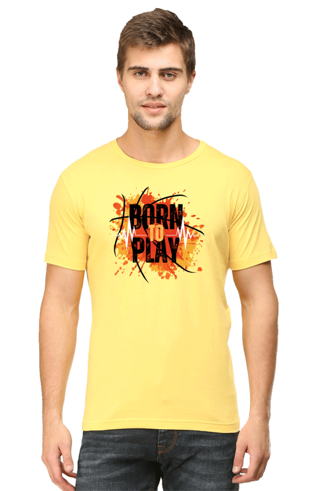 BORN TO PLAY MENS T-SHIRT