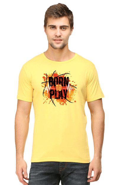 BORN TO PLAY MENS T-SHIRT